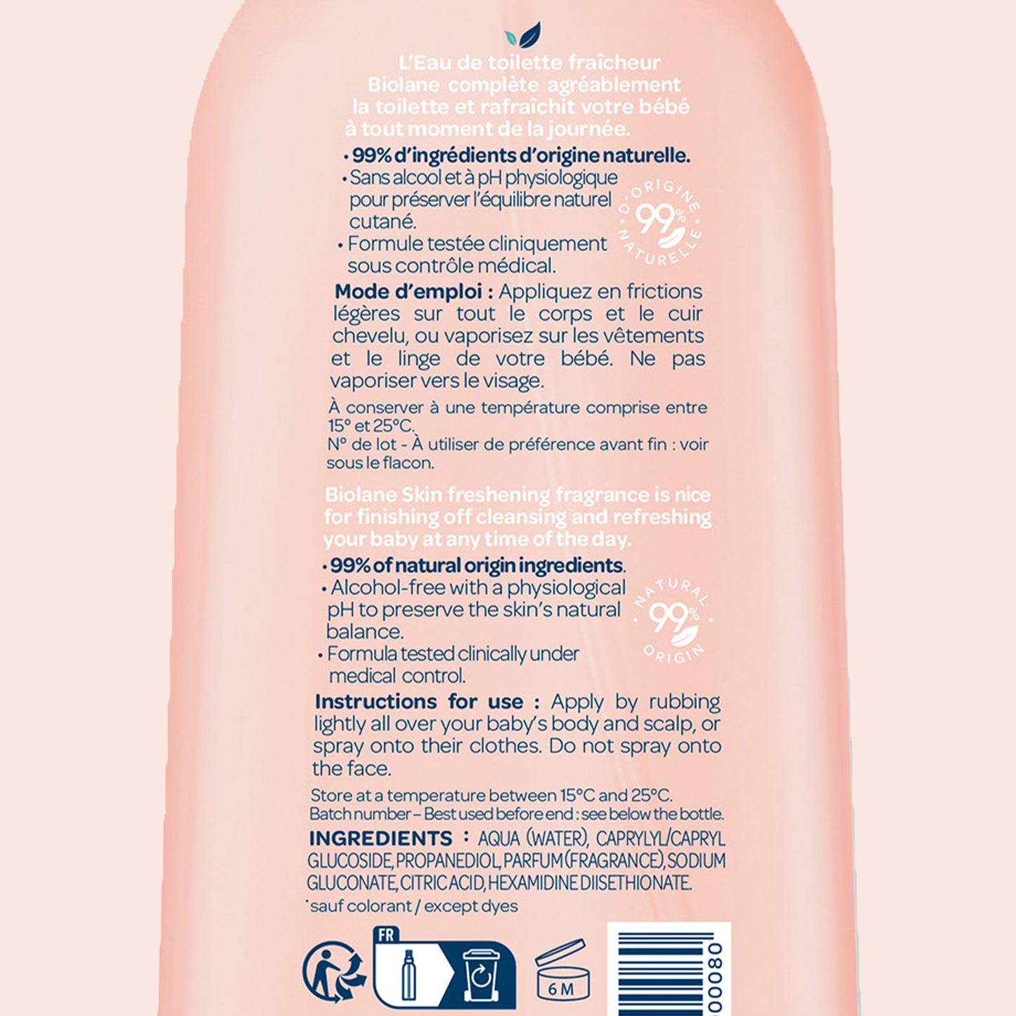 Biolane Skin Freshening Fragrance