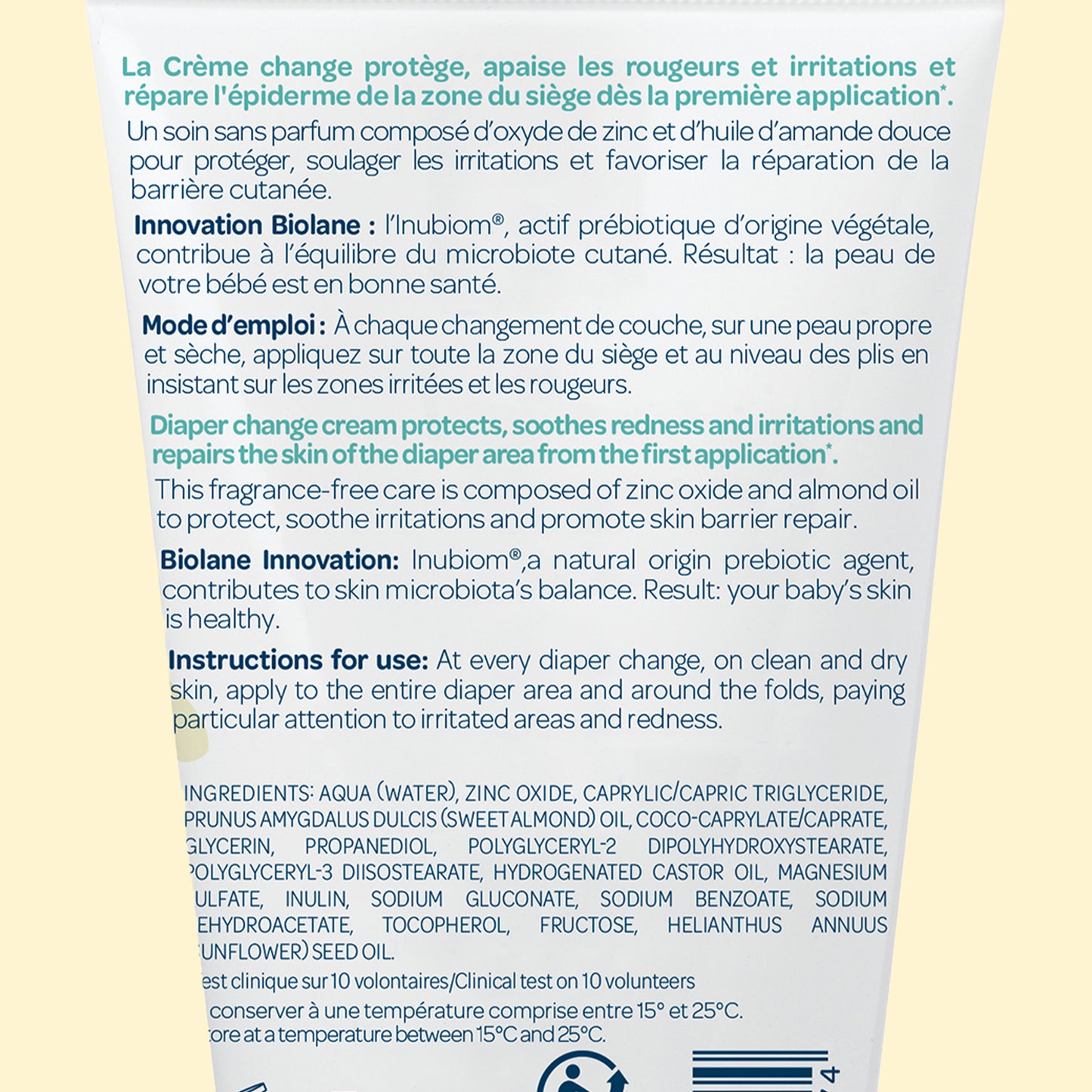 Biolane Diaper Changing Cream 100 ml