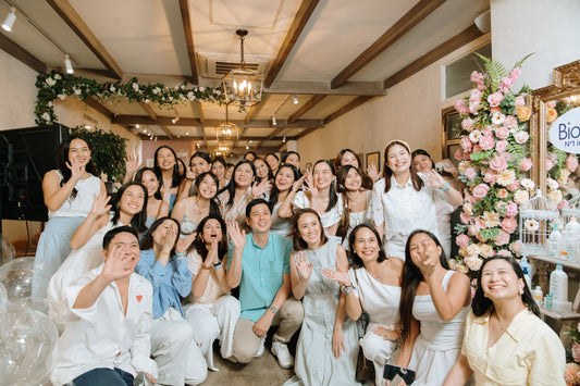 Moms and the Biolane Philippines team together at the first Biolane Community Connect at 59 Flowers Cafe