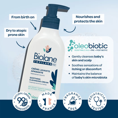 Biolane Topilane AD Soothing Cleansing Cream
