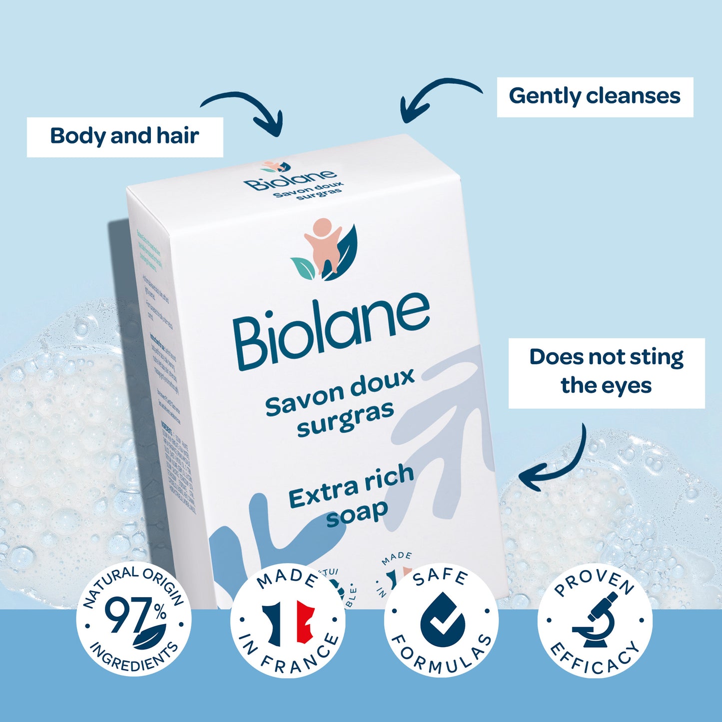 Biolane Extra Rich Soap for Baby