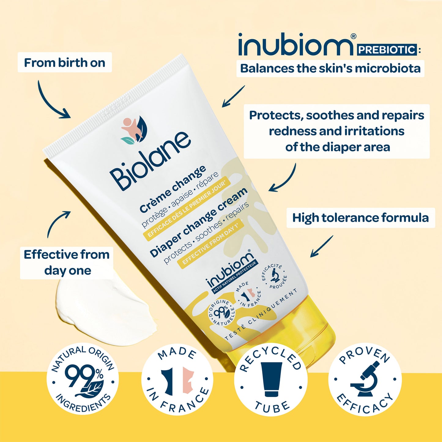 Biolane Diaper Changing Cream 100 ml