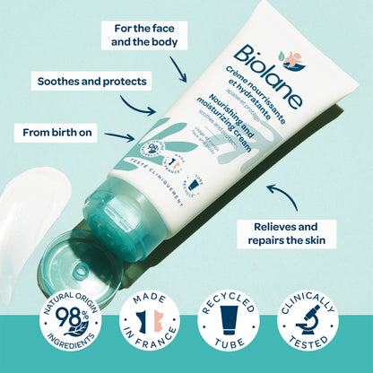 Biolane Organic Nourishing & Moisturizing Cream 100 ml