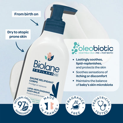 Biolane Topilane AD Lipid-Replenishing Body Balm