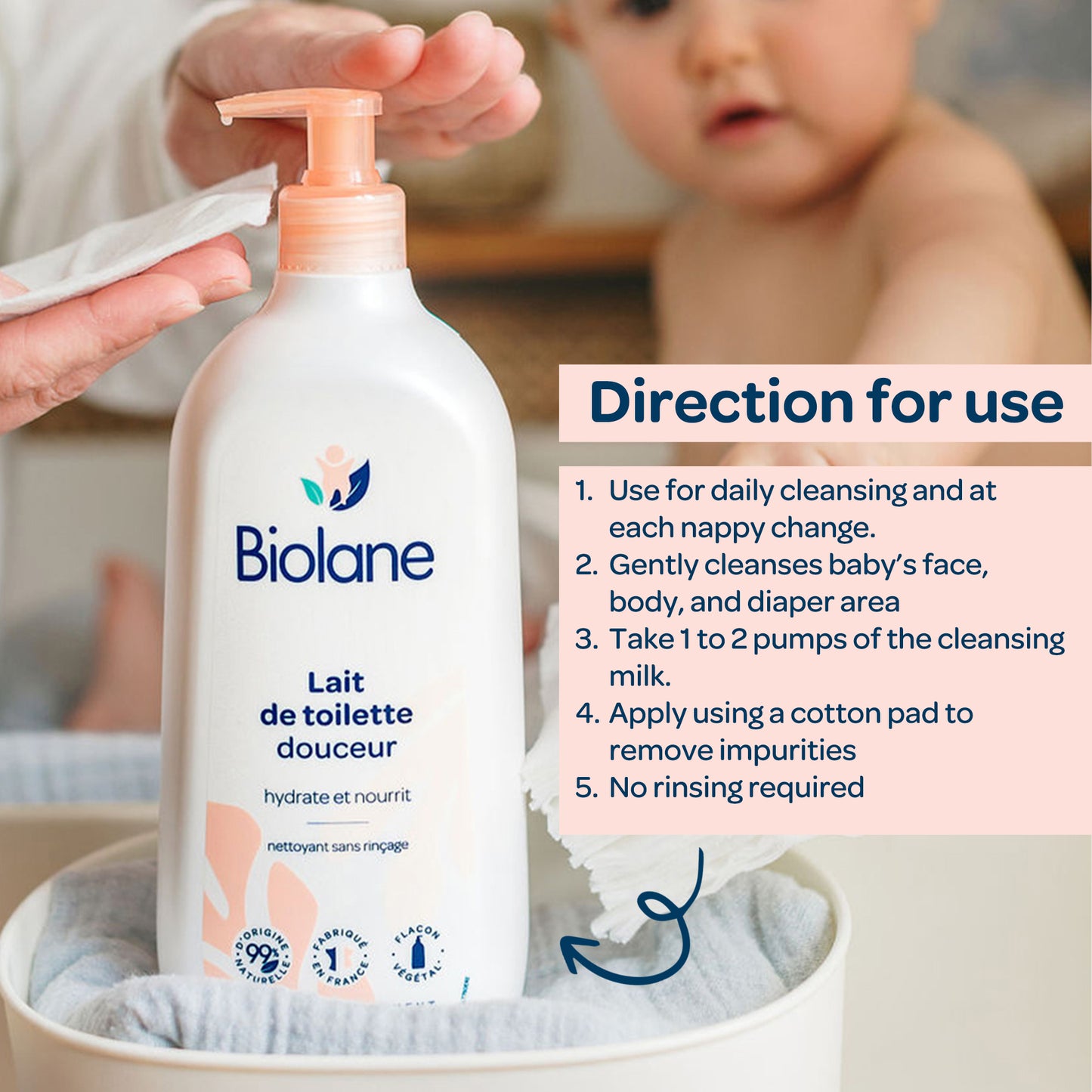 Biolane Gentle Cleansing Milk