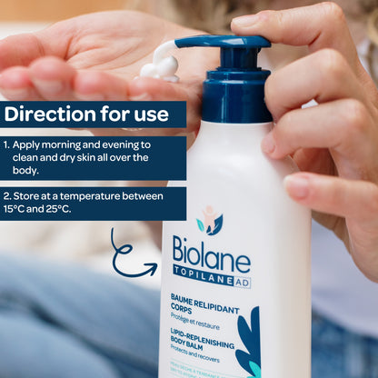 Biolane Topilane AD Lipid-Replenishing Body Balm