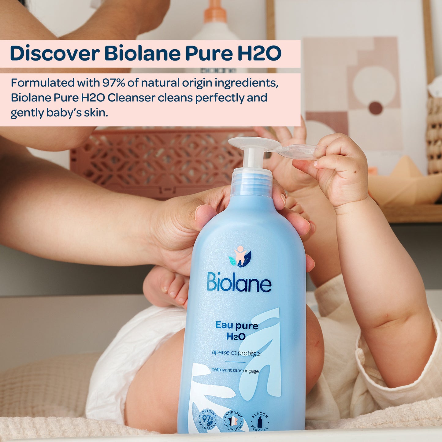 Biolane Pure H2O Cleanser 750 ml