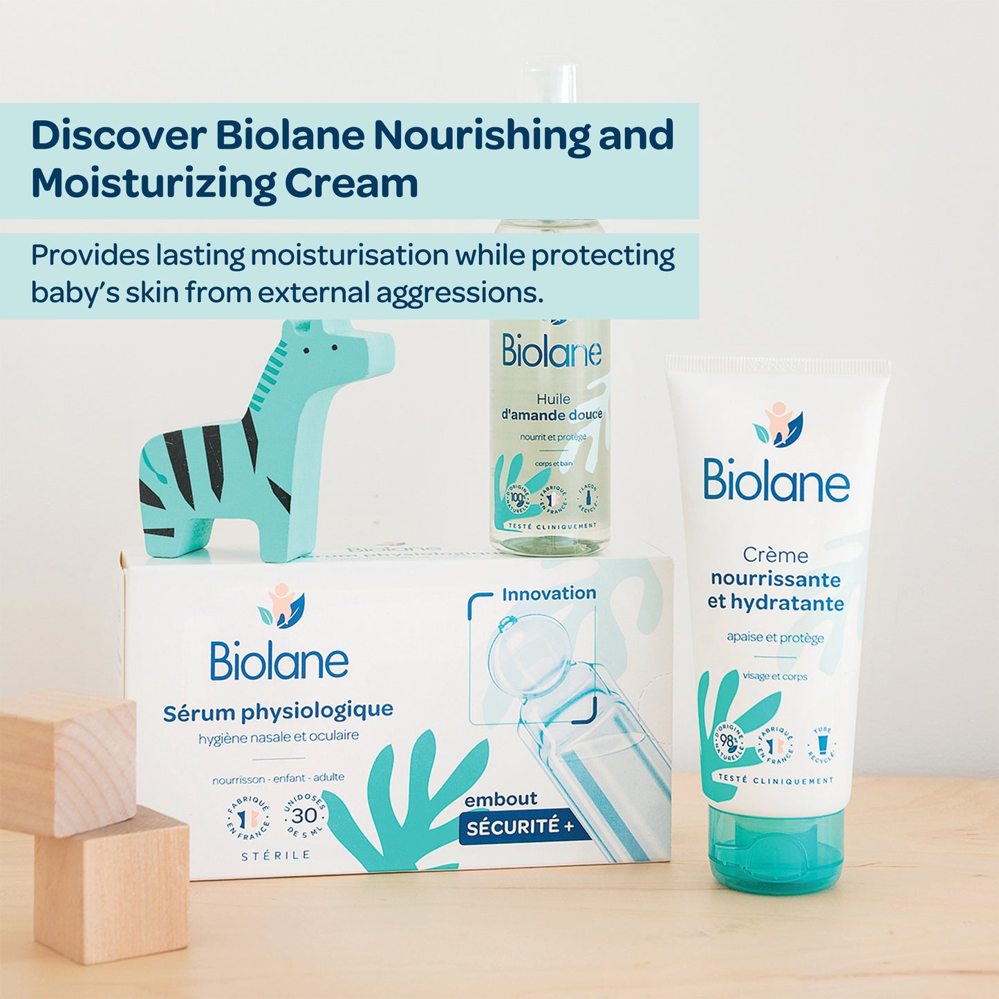 Biolane Organic Nourishing & Moisturizing Cream 100 ml