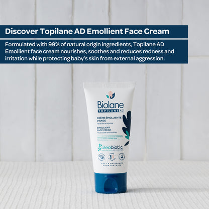 Biolane Topilane AD Emollient Face Cream for Babies