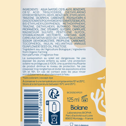Biolane SPF50 Sunscreen for Babies