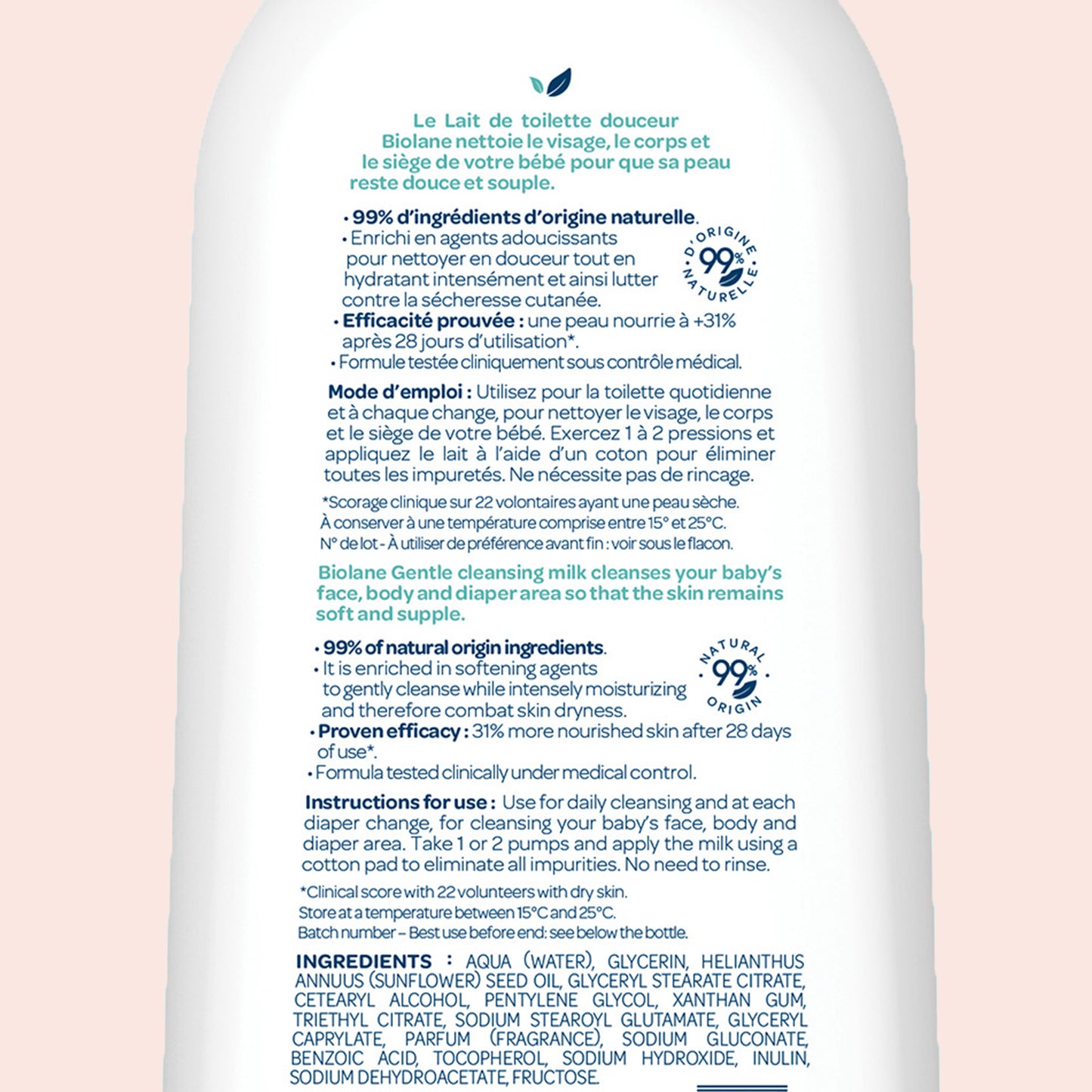 Biolane Gentle Cleansing Milk