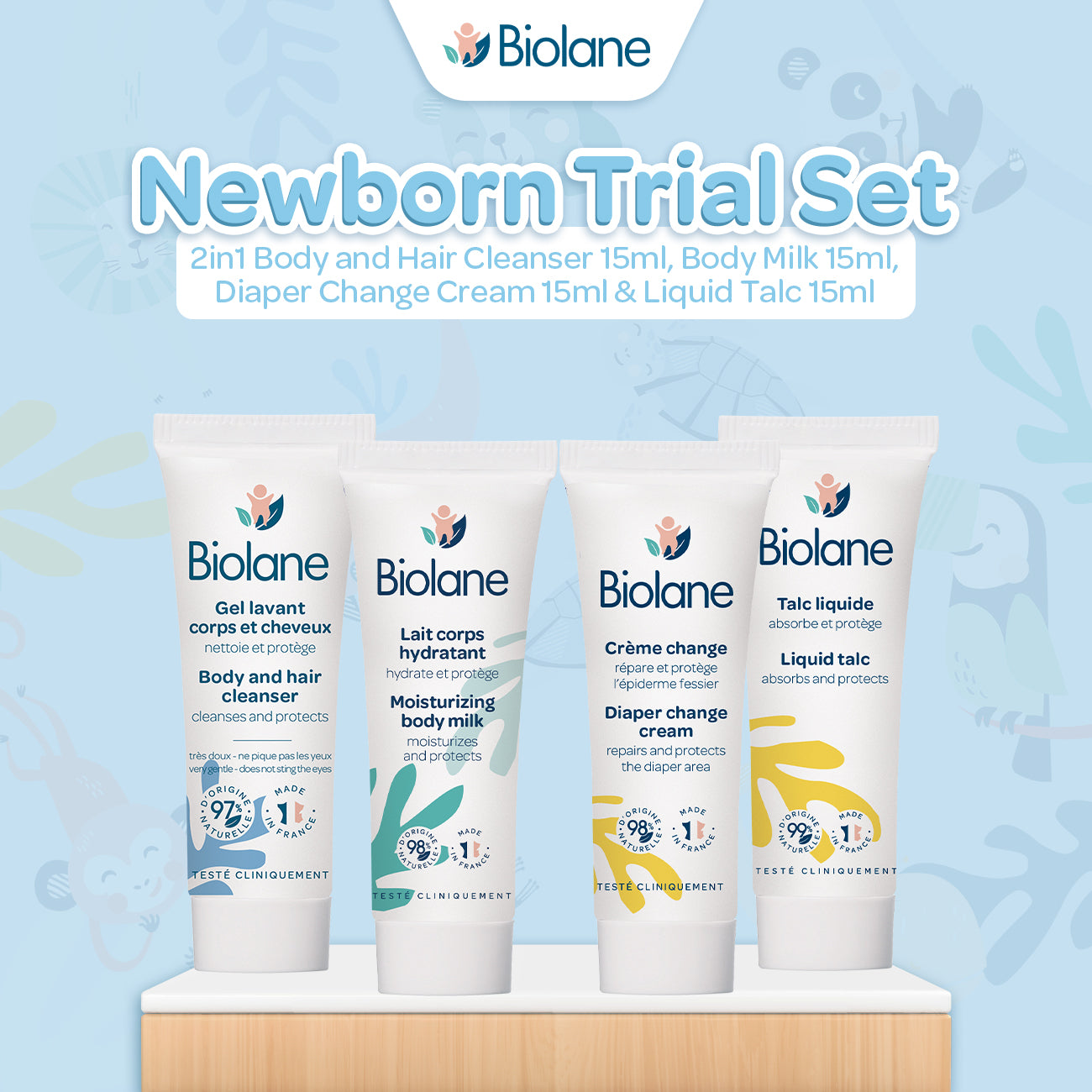 Biolane Newborn Trial Set