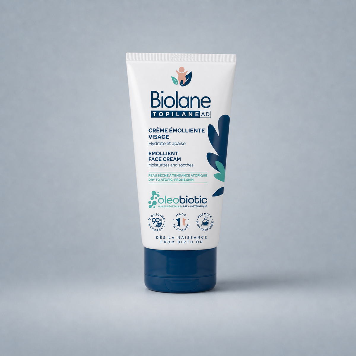 Biolane Topilane AD Emollient Face Cream for Babies